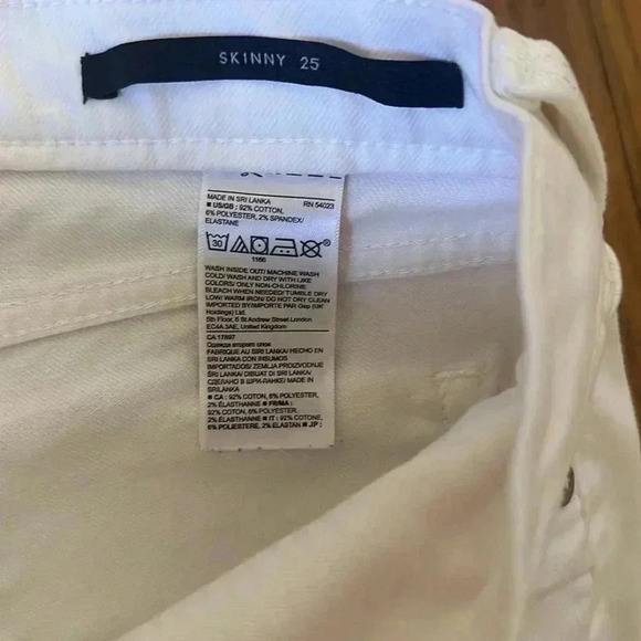 Banana Republic premium denim skinny size 25 - Picture 6 of 11